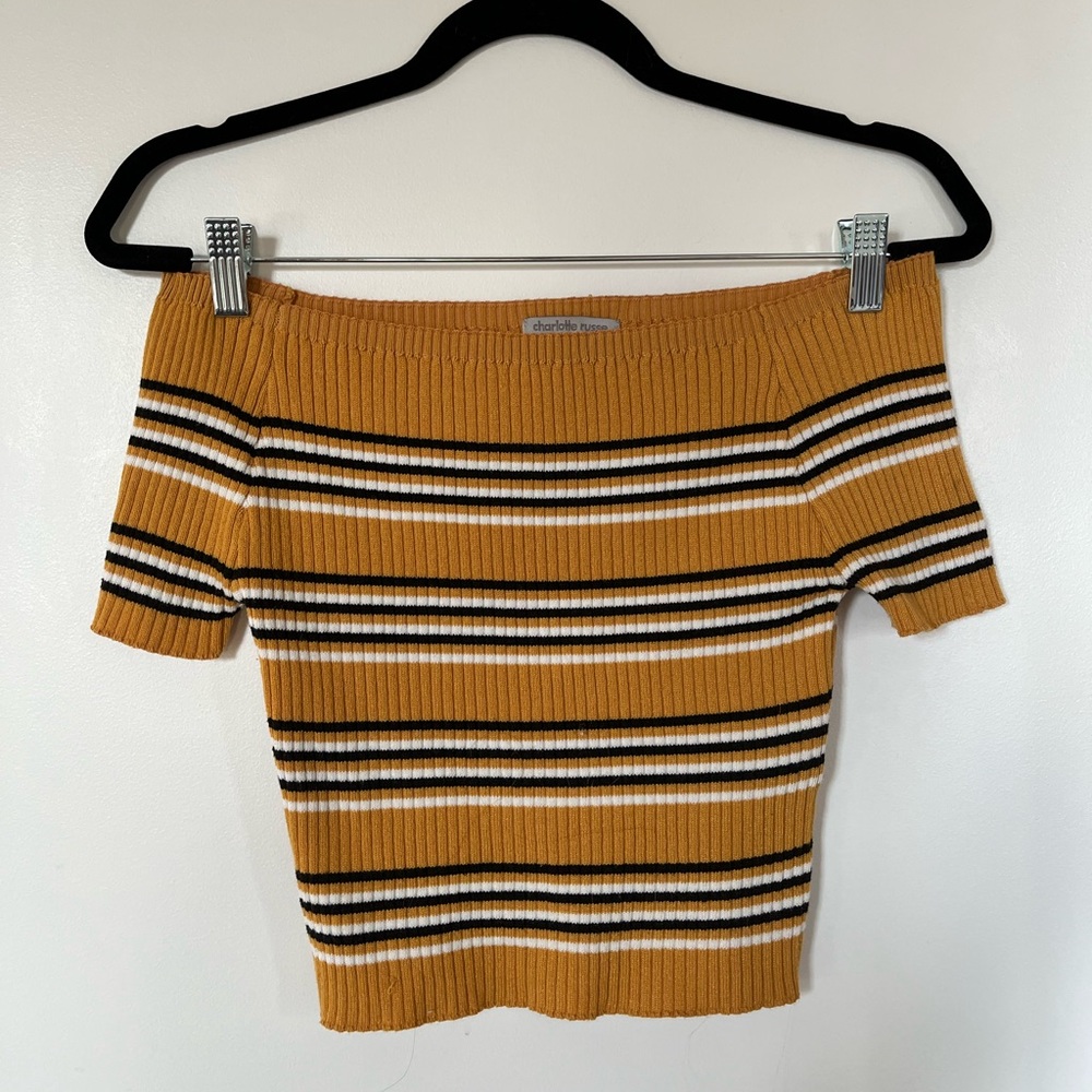 Off-the-Shoulder Knit Top